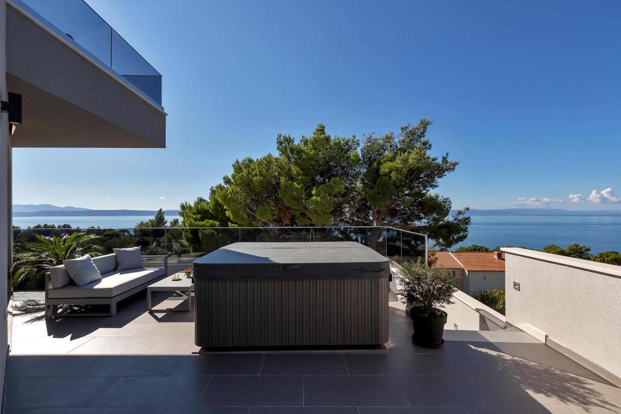 Ferienwohnung Golden Horizon Retreat Podgora Exterior foto