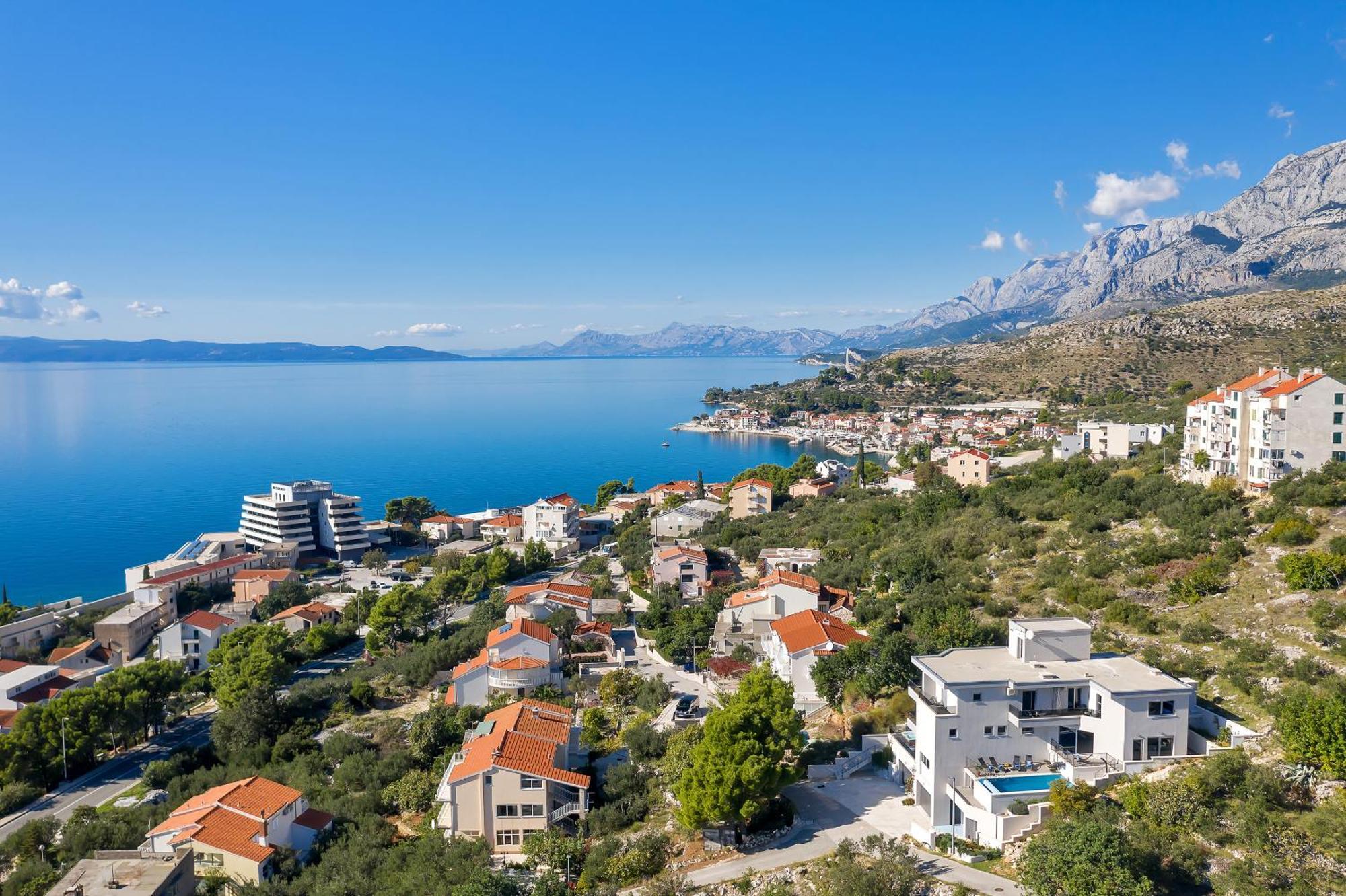 Ferienwohnung Golden Horizon Retreat Podgora Exterior foto